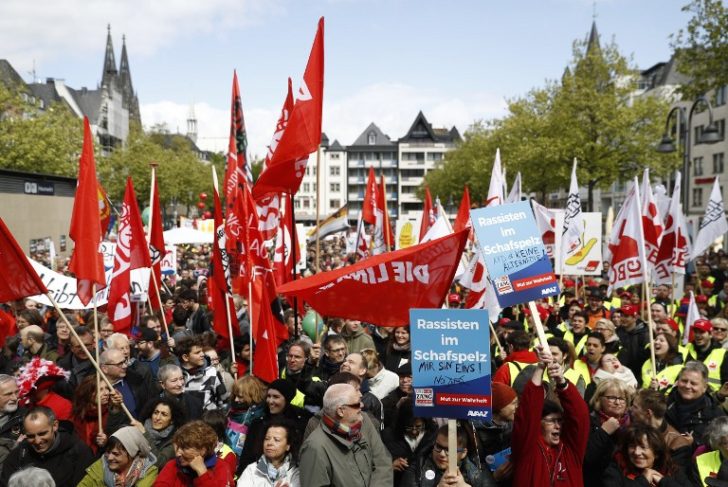 GERMANY-POLITICS-PARTY-AFD-PROTESTS