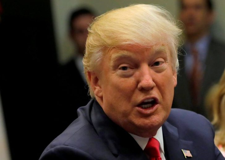 U.S. President Trump attends meeting at the White House in Washington