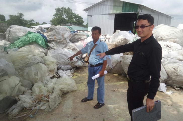 ตรวจโรงงานหลอมพลาสตก3