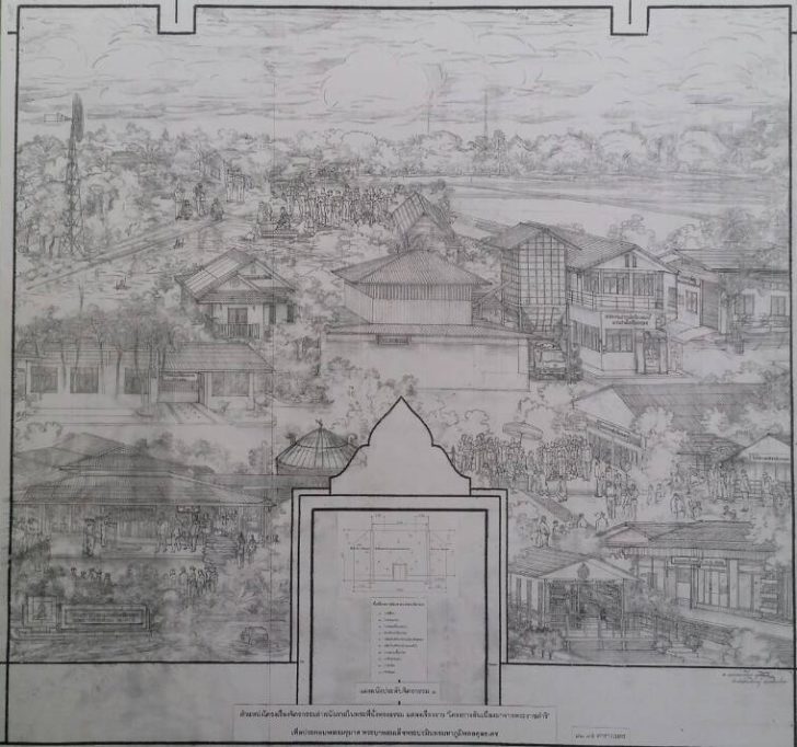 ผนังที่1 โครงการส่วนพระองค์สวนจิตรลดา
