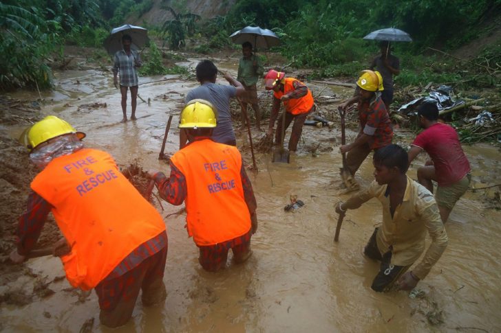 BANGLADESH-WEATHER-LANDSLIDE