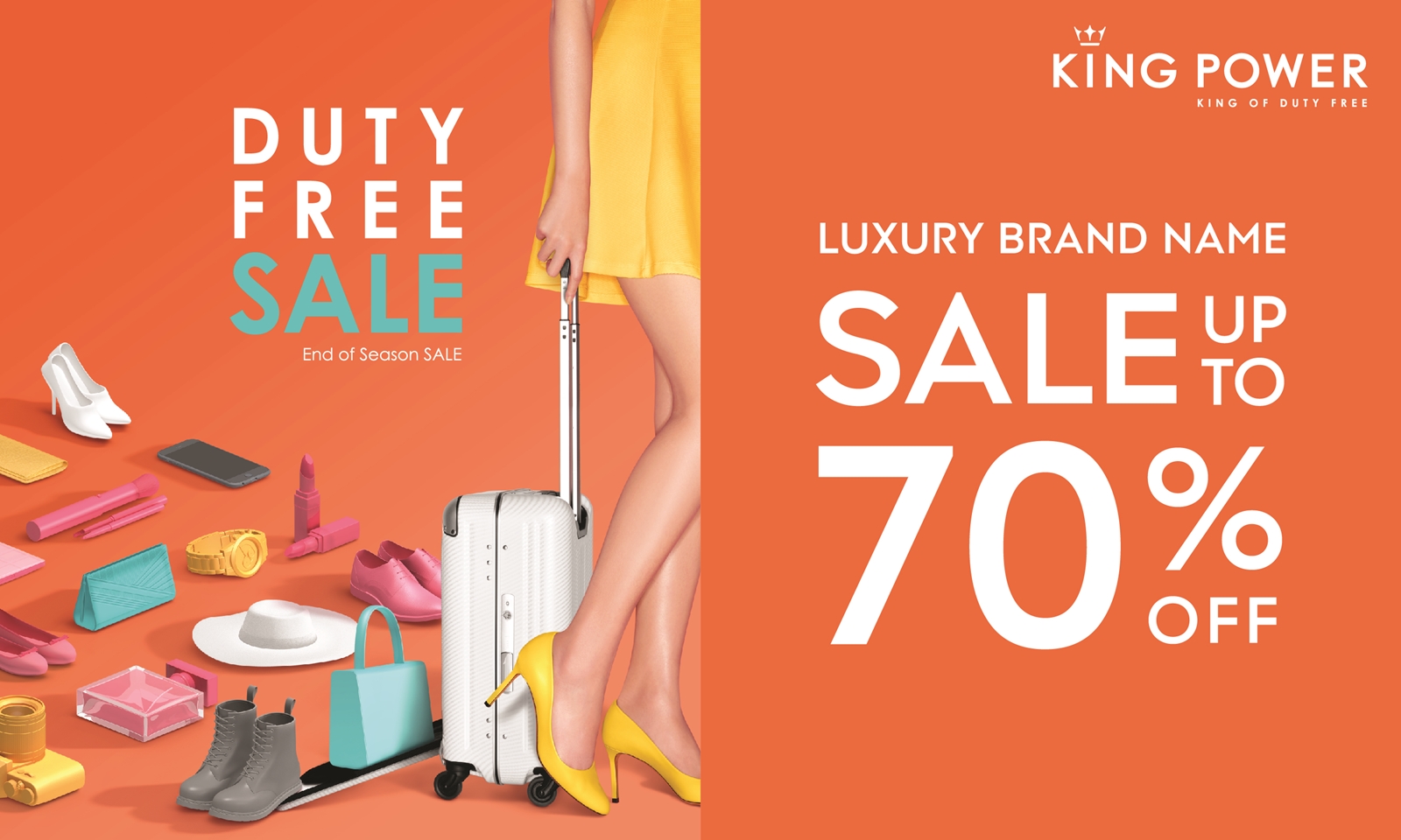 คิง เพาเวอร์ จัดแคมเปญ “DUTY FREE SALE” ประจำปี เอาใจลูกค้านักเดินทาง