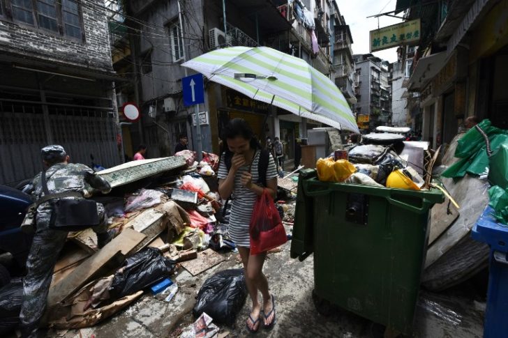 MACAU-CHINA-TYPHOON-HATO