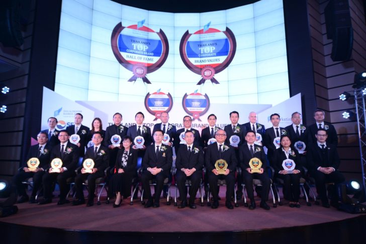 05 รูปหมู่ Thailand’s Top Corporate Brand Values 2017