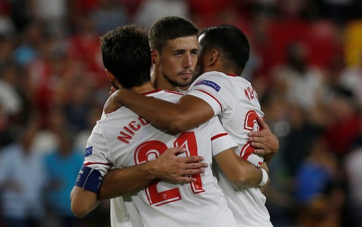 Champions League Playoffs - Sevilla v Istanbul Basakshehir