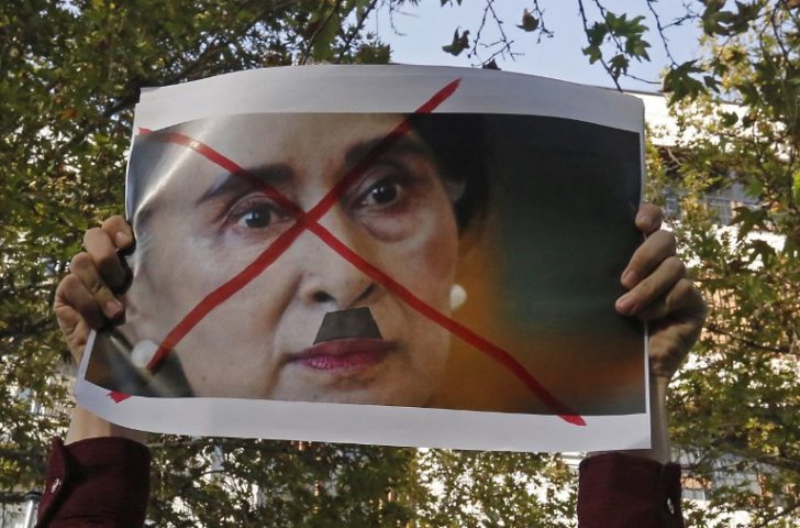 IRAN-MYANMAR-POLTICS-DEMONSTRATION