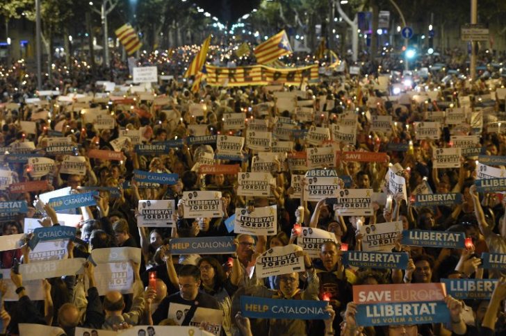 SPAIN-CATALONIA-POLITICS-DEMO