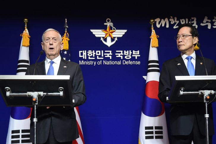 SKOREA-NKOREA-US-POLITICS-MATTIS