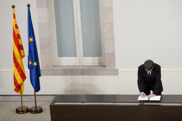 SPAIN-POLITICS-CATALONIA-INDEPENDENCE-PARLIAMENT