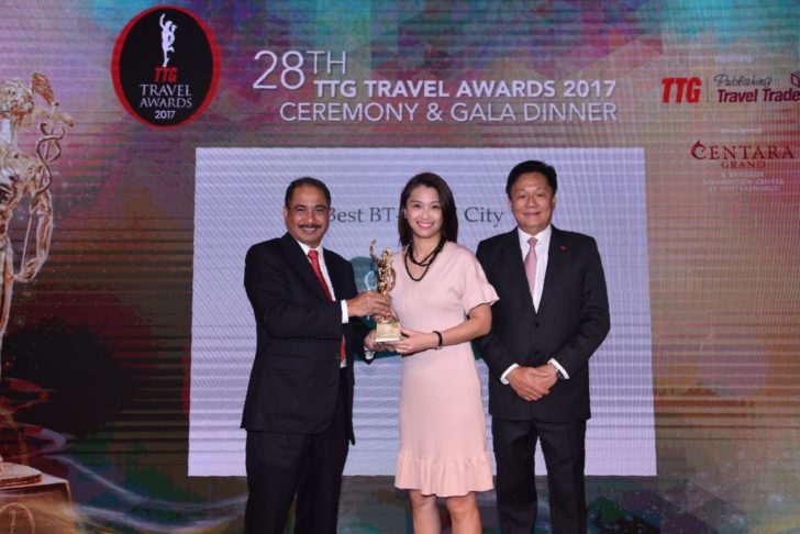 Sherleen Seah, Area Director for Thailand, STB, TTG Travel Awards 2017_re