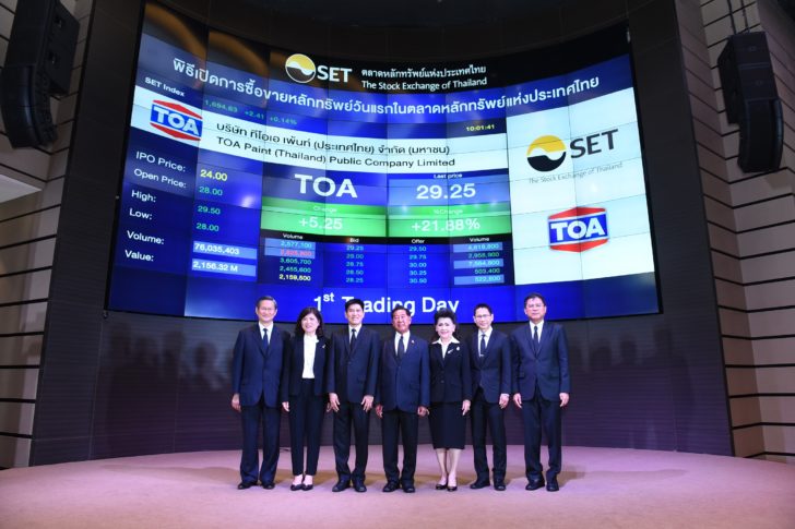 TOA เทรดหุ้น