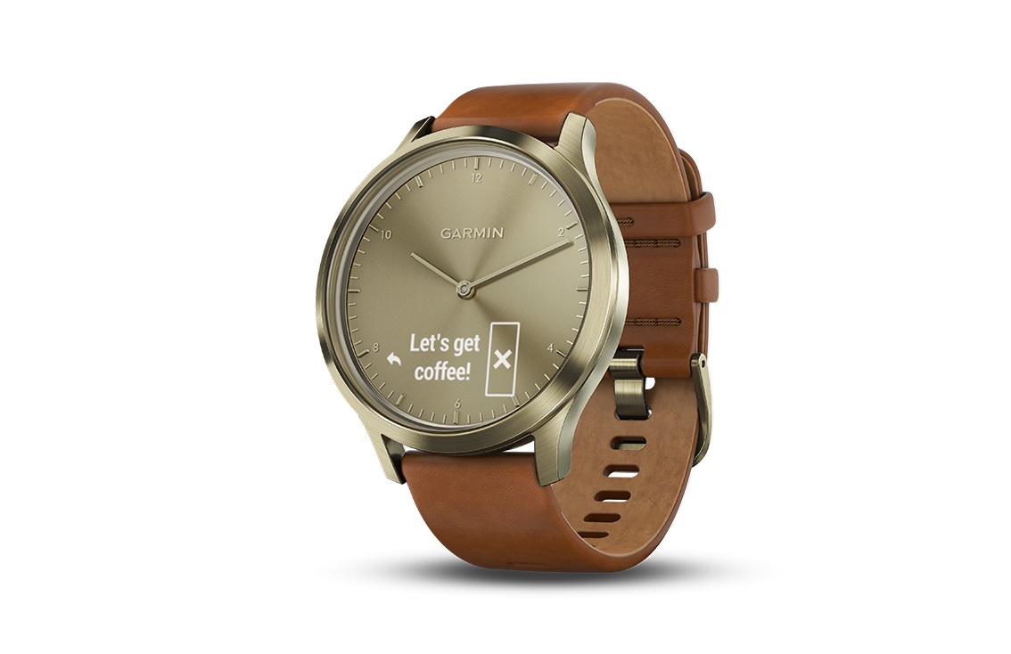 garmin vivomove hr text messages