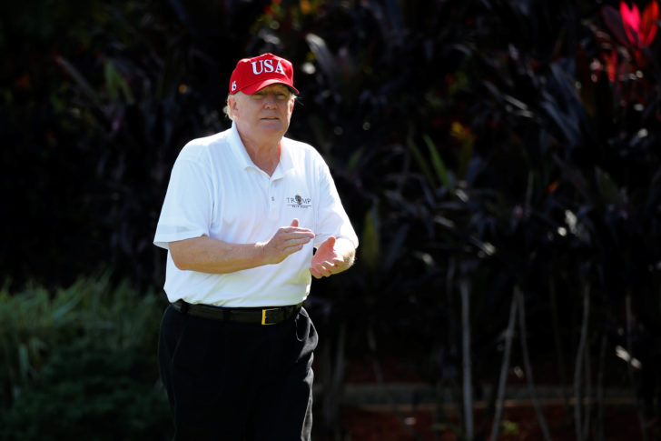 U.S. President Trump spends his holiday vacation in West Palm Beach
