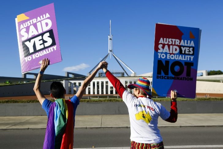 AUSTRALIA-POLITICS-GAY-RIGHTS-MARRIAGE