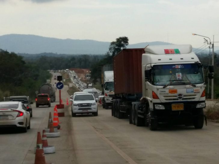 รถติดปราจีนฯ