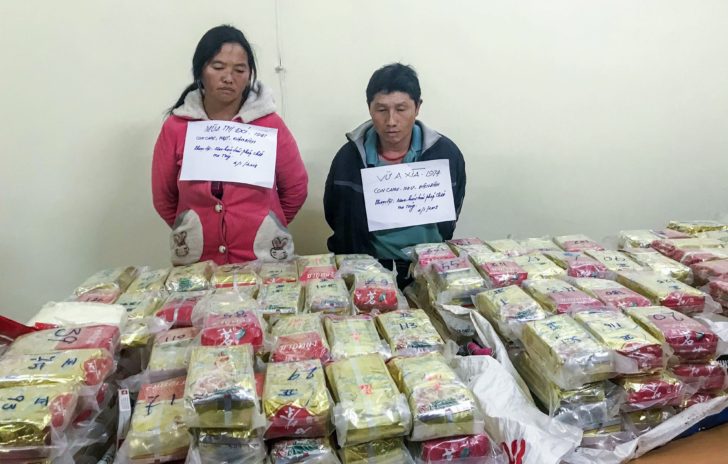 VIETNAM-LAOS-CRIME-ARREST-HEROIN