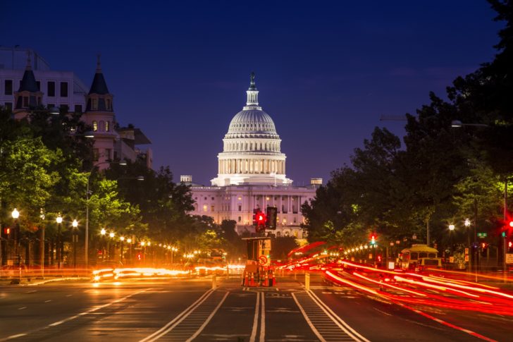 United States Capitol and the Senate Building, Washington DC USA