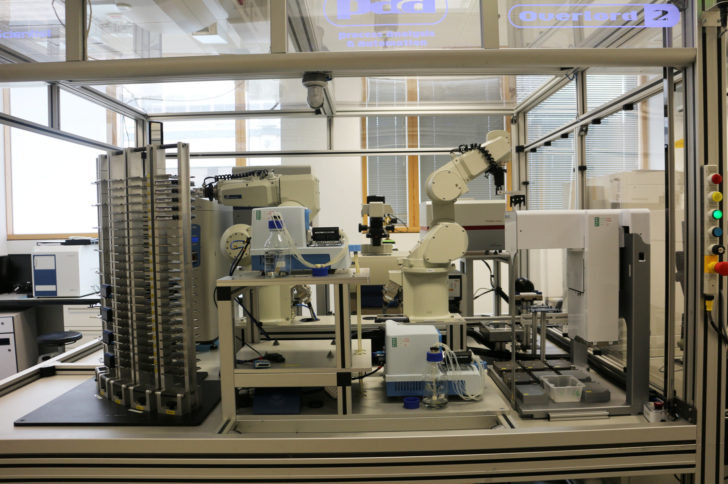 Robot Scientist ÔEveÕ is seen in an undated image handed out by Cambridge University