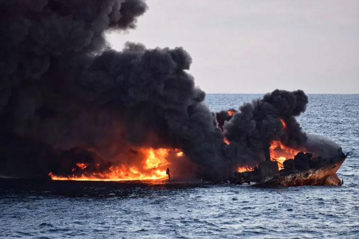 CHINA-IRAN-SHIPPING-ACCIDENT