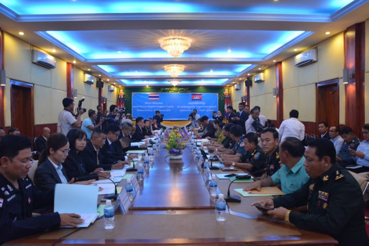 บรรยากาศผู้ว่าสระแก้วหารือผู้ว่าจ.บันเตียนเมียนเจย-ใหม่
