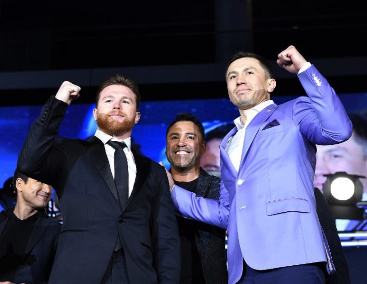Canelo Alvarez v Gennady Golovkin Press Conference - Los Angeles
