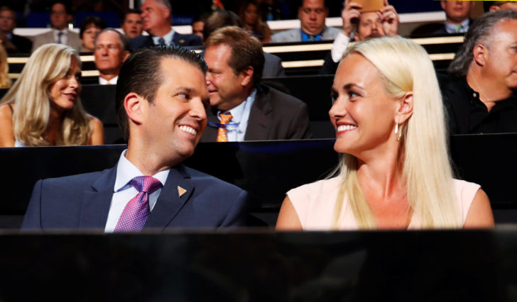 FILE PHOTO: Donald Trump Jr. and his wife Vanessa attend the second day session at the Republican National Convention in Cleveland