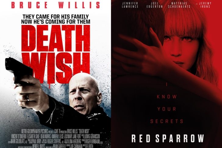Death Wish กับ Red Sparrow หนังแอคชั่น-หนังสายลับสองรส