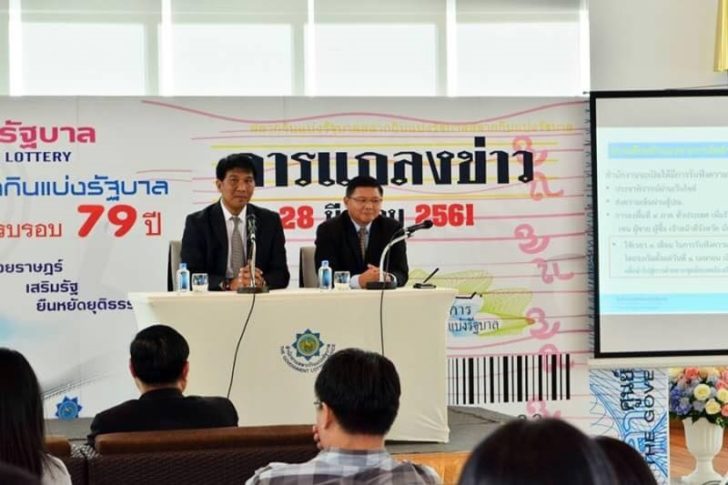 บอร์ดสลากแถลงหวยชุด