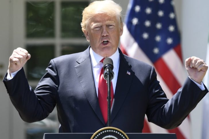 US President Donald Trump and Nigerian President Muhammadu Buhari hold a joint press conference