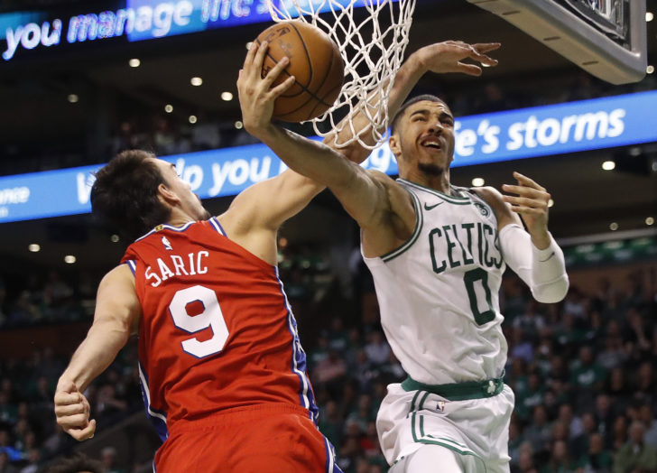 NBA: Playoffs-Philadelphia 76ers at Boston Celtics