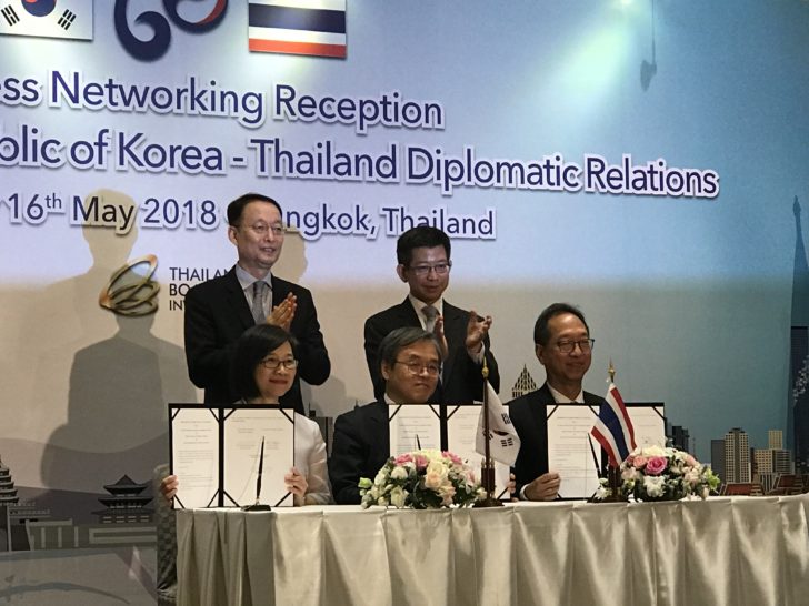 พิธีลงนามความร่วมมือระหว่างไทย-เกาหลี-