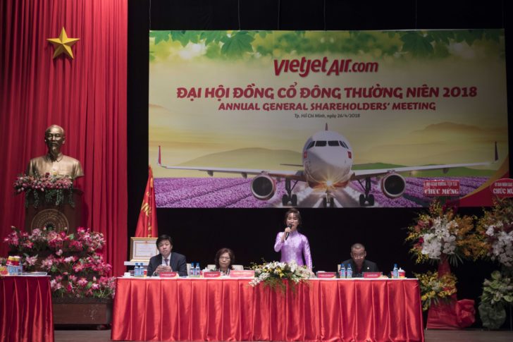 เวียตเจ็ทประชุมผู้ถือหุ้น