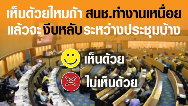 สนช งีบหลับ