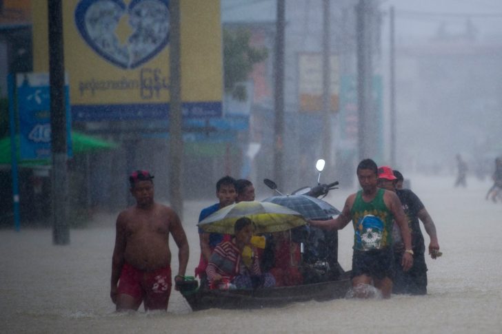 MYANMAR-FLOOD-ENVIRONMENT