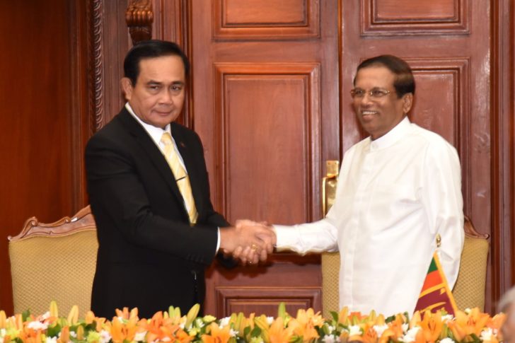 พล.อ.ประยุทธ์ จันทร์โอชา-ประธานาธิบดีศรีลังกา