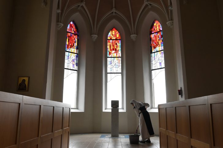 The Wider Image: Ireland's Catholics prepare for a visit from the Pope