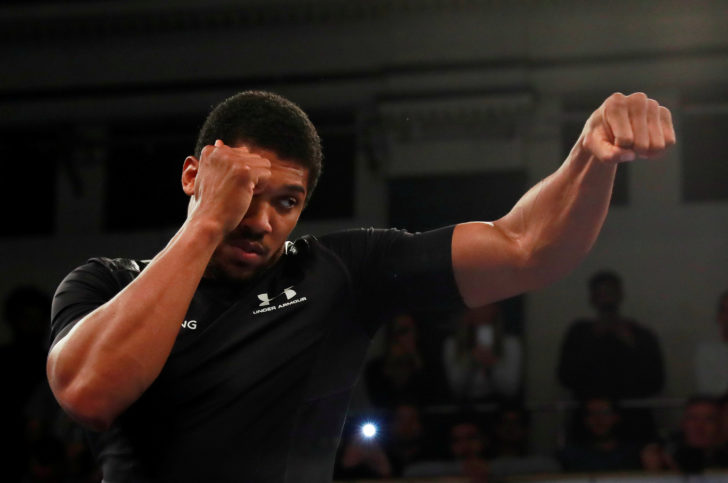 Anthony Joshua and Alexander Povetkin Public Work-Outs