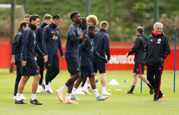 Champions League -Manchester United Training
