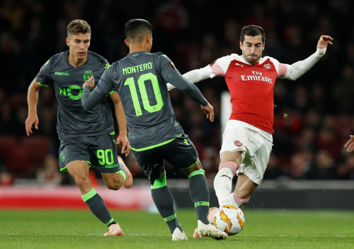 Europa League - Group Stage - Group E - Arsenal v Sporting CP