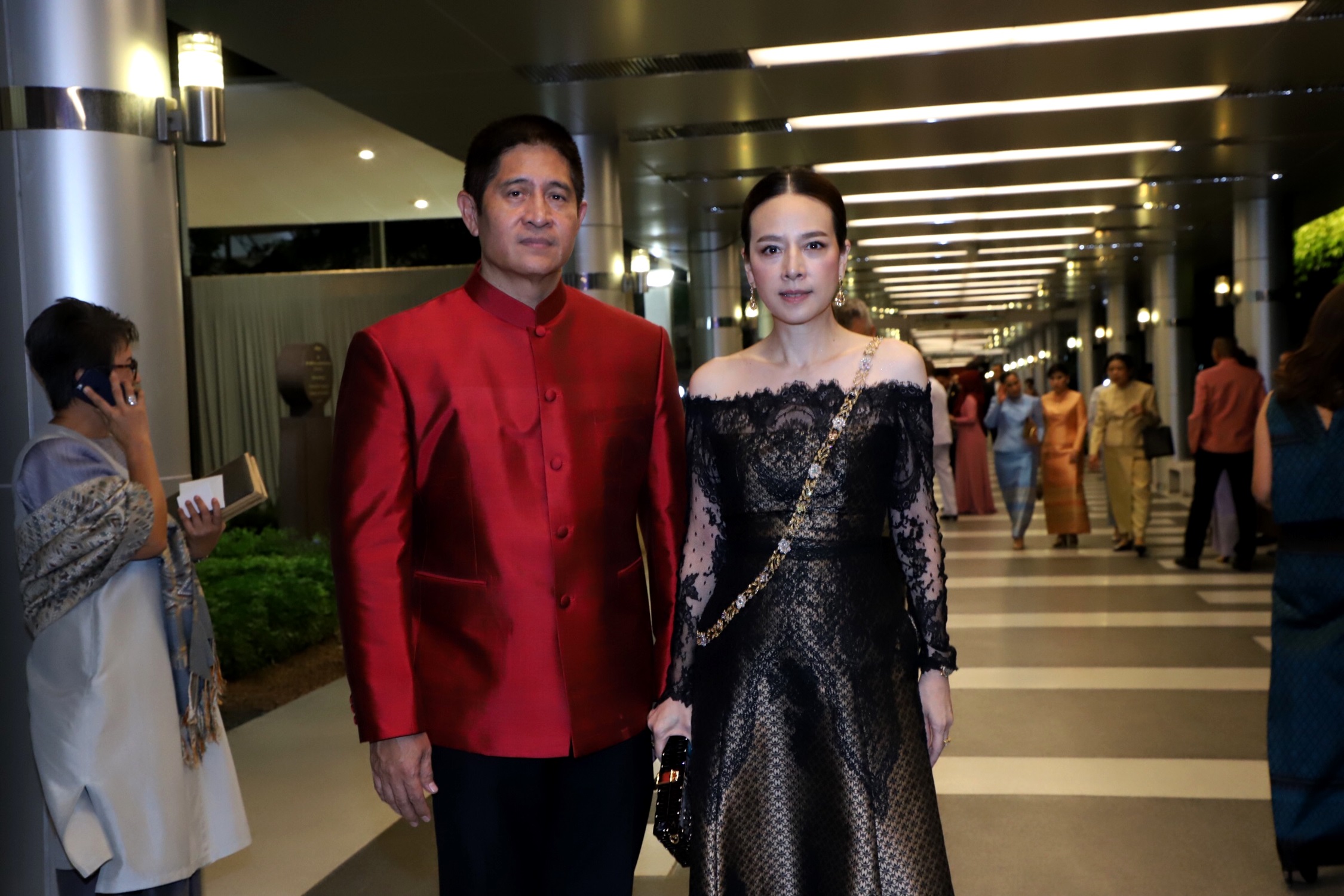 พ.ต.อ.ณรัชต์ เศวตนันทน์-นวลพรรณ ล่ำซำ