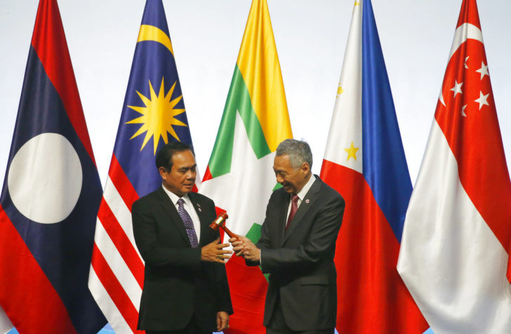 Lee Hsien Loong, Prayuth Chan-ocha