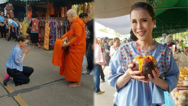 ปีติ พระจริยวัตรเรียบง่าย ทูลกระหม่อมฯ เสด็จตลาดนัด ทรงอุดหนุนแม่ค้า