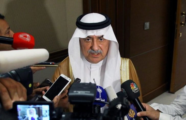 FILE PHOTO - Then Saudi Arabia's Finance Minister Ibrahim Abdulaziz Al-Assaf speaks to the media after a meeting of the Gulf Cooperation Council (GCC) in Riyadh