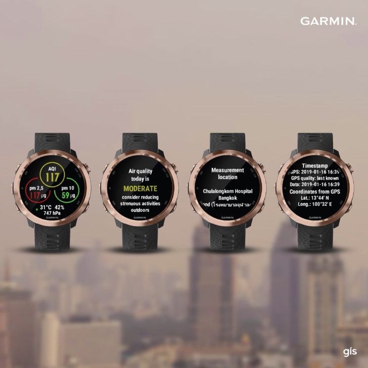 weather on garmin forerunner 35