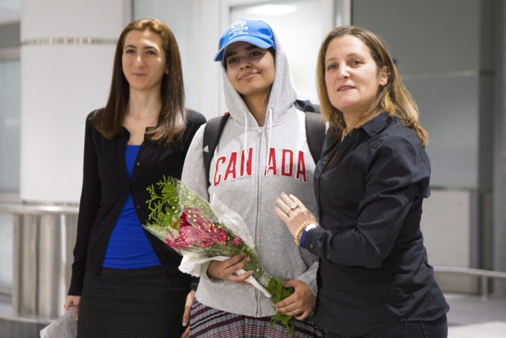 Saudi Runaway Woman