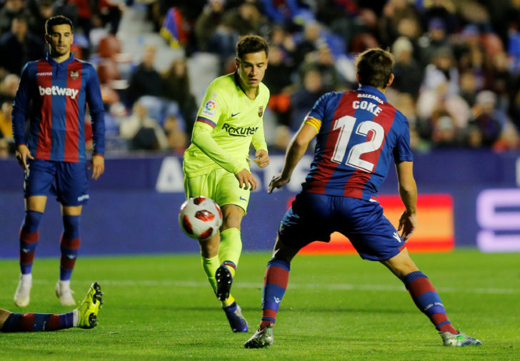 Copa del Rey - Round of 16 - First Leg - Levante v FC Barcelona
