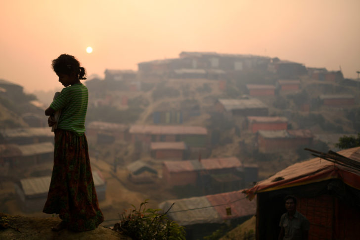 FILE PHOTO: Rohingya refugee camp at Balukhali, Bangladesh