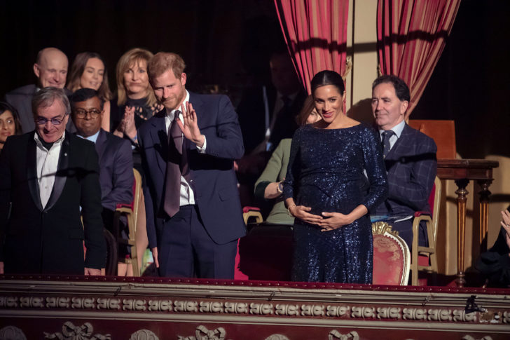Britain's Prince Harry and Meghan, Duchess of Sussex attend the premiere of Cirque du Soleil's 'Totem' at the Royal Albert Hall in London