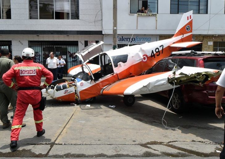 PERU-AIR-FORCE-PLANE-CRASH