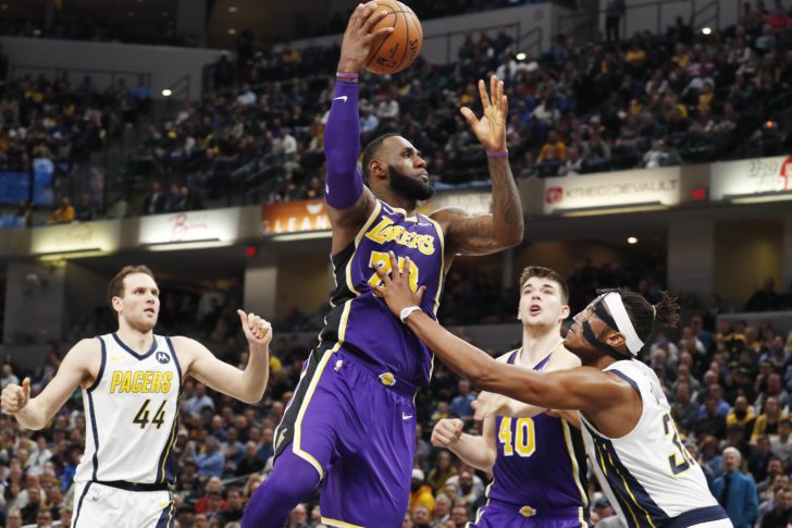 NBA: Los Angeles Lakers at Indiana Pacers